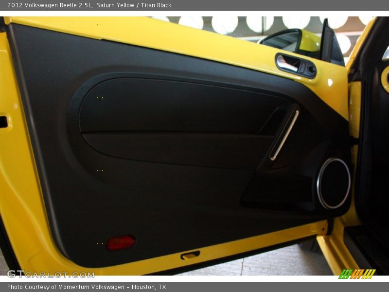Saturn Yellow / Titan Black 2012 Volkswagen Beetle 2.5L