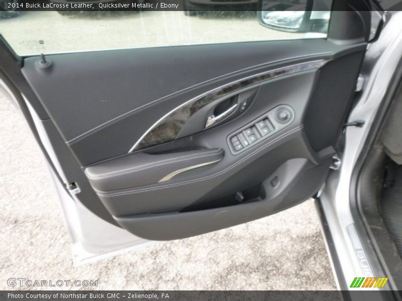 Quicksilver Metallic / Ebony 2014 Buick LaCrosse Leather