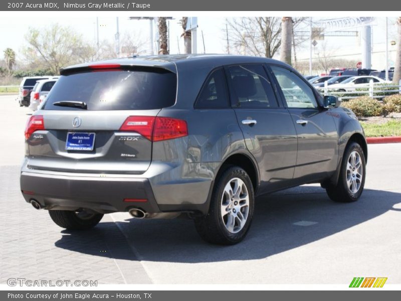 Nimbus Gray Metallic / Taupe 2007 Acura MDX