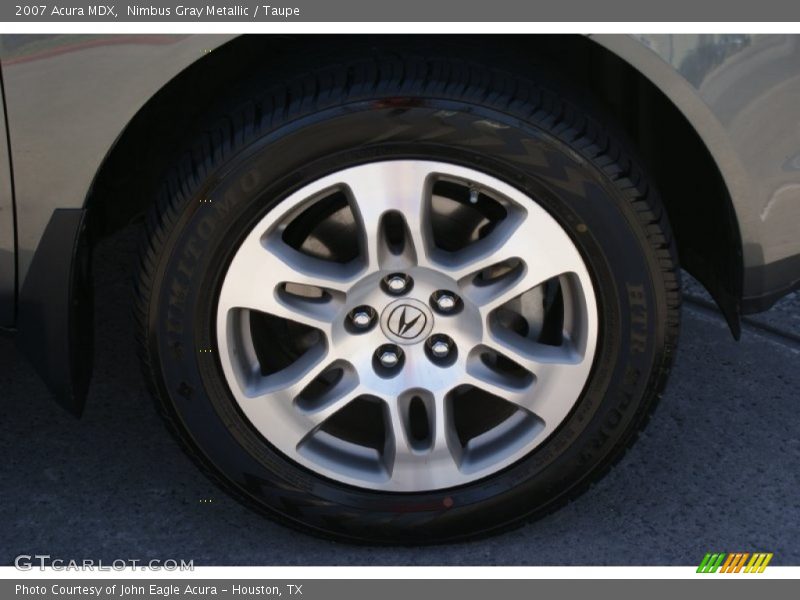 Nimbus Gray Metallic / Taupe 2007 Acura MDX