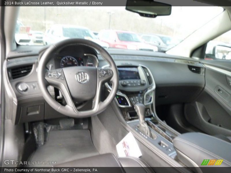 Quicksilver Metallic / Ebony 2014 Buick LaCrosse Leather