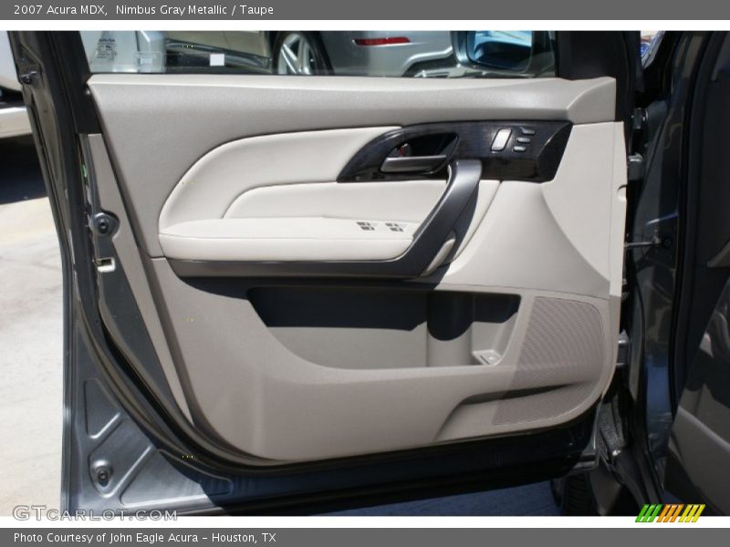 Nimbus Gray Metallic / Taupe 2007 Acura MDX