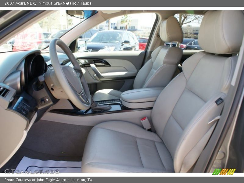 Nimbus Gray Metallic / Taupe 2007 Acura MDX