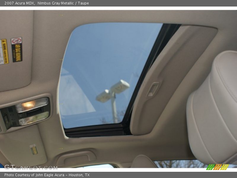 Nimbus Gray Metallic / Taupe 2007 Acura MDX