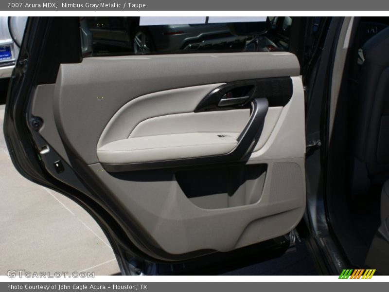 Nimbus Gray Metallic / Taupe 2007 Acura MDX