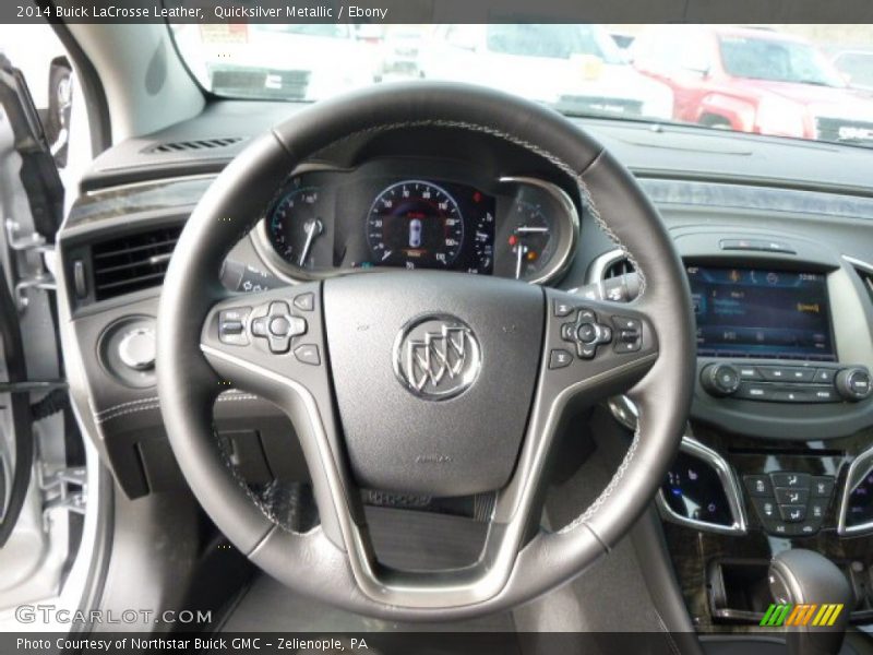 Quicksilver Metallic / Ebony 2014 Buick LaCrosse Leather