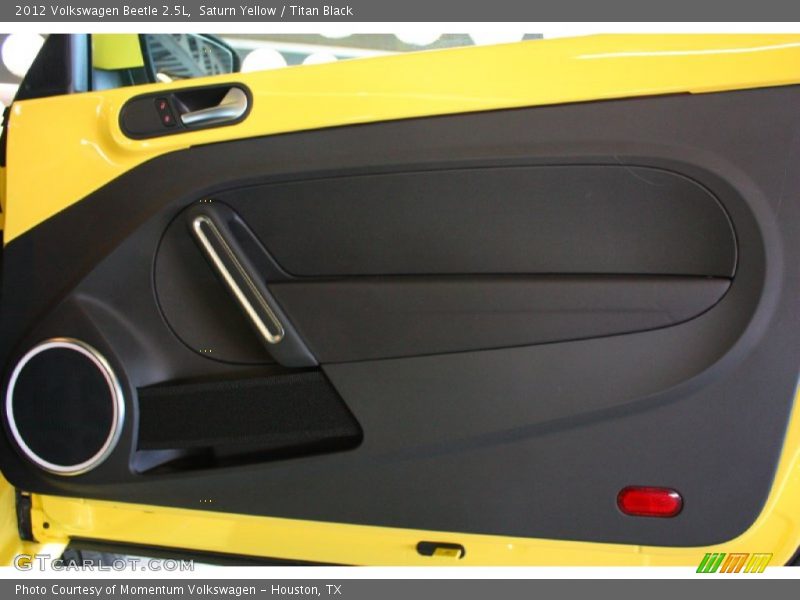 Saturn Yellow / Titan Black 2012 Volkswagen Beetle 2.5L