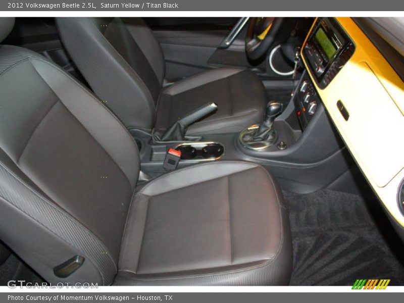 Saturn Yellow / Titan Black 2012 Volkswagen Beetle 2.5L