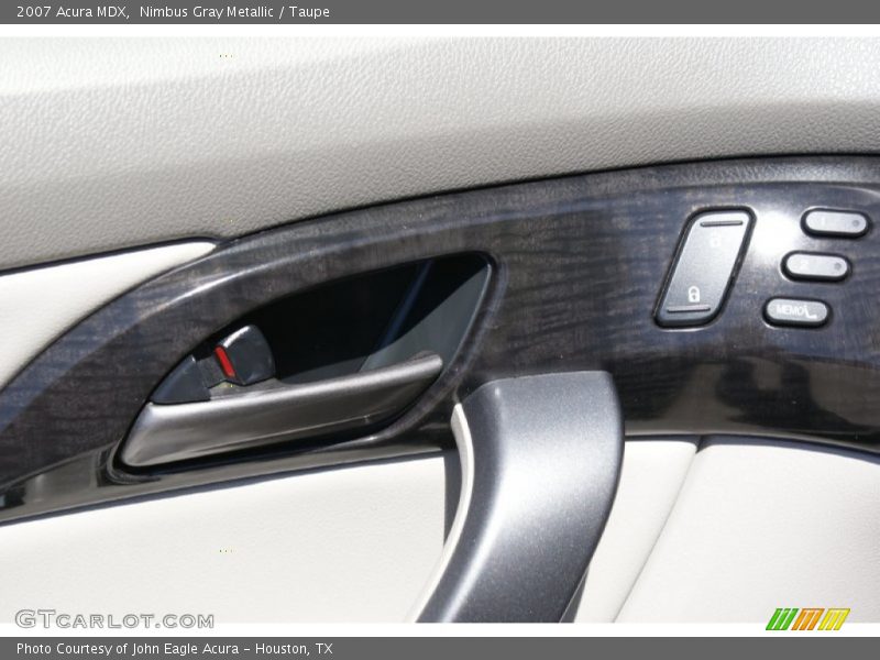 Nimbus Gray Metallic / Taupe 2007 Acura MDX