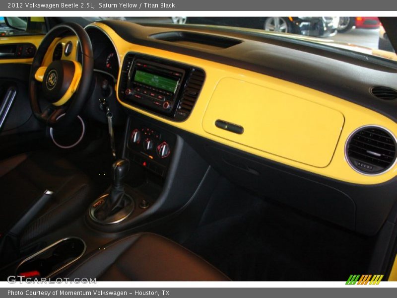 Saturn Yellow / Titan Black 2012 Volkswagen Beetle 2.5L