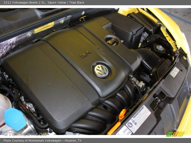 Saturn Yellow / Titan Black 2012 Volkswagen Beetle 2.5L