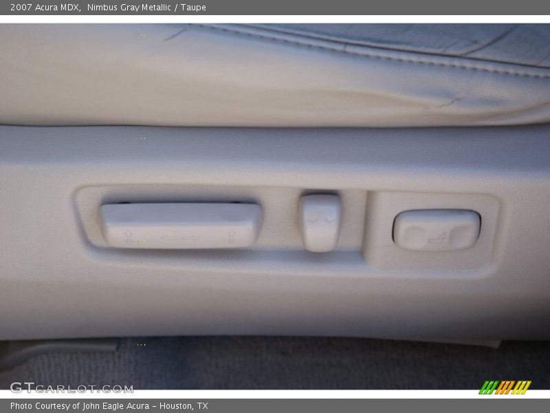 Nimbus Gray Metallic / Taupe 2007 Acura MDX