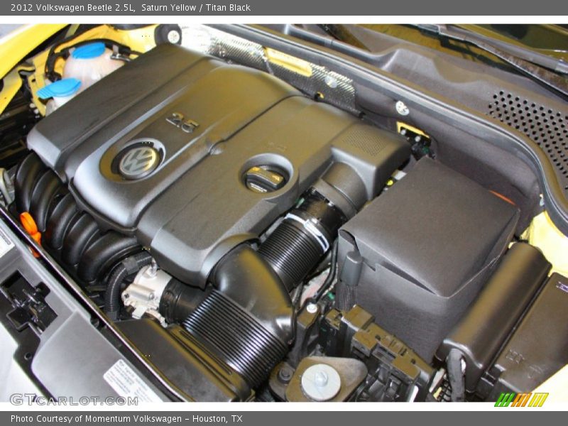 Saturn Yellow / Titan Black 2012 Volkswagen Beetle 2.5L