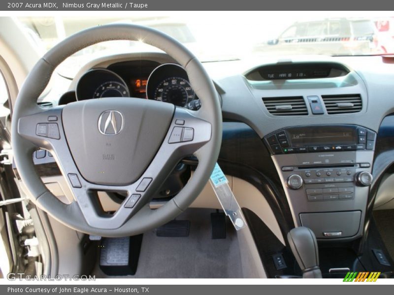 Nimbus Gray Metallic / Taupe 2007 Acura MDX