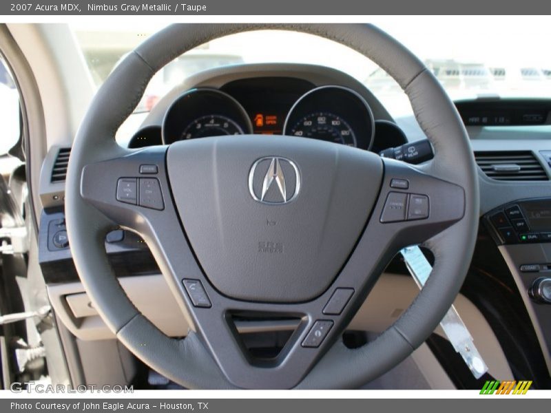 Nimbus Gray Metallic / Taupe 2007 Acura MDX