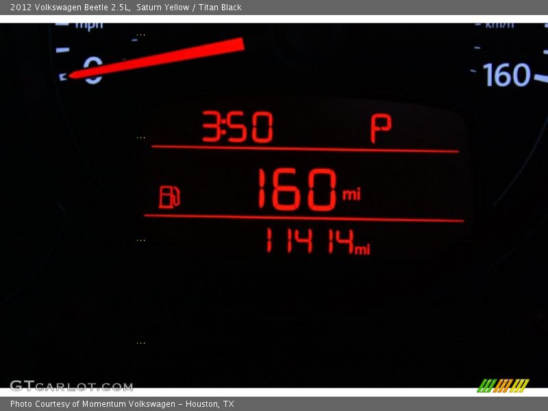 Saturn Yellow / Titan Black 2012 Volkswagen Beetle 2.5L