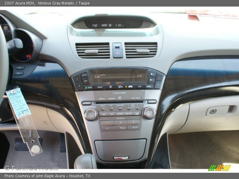 Nimbus Gray Metallic / Taupe 2007 Acura MDX