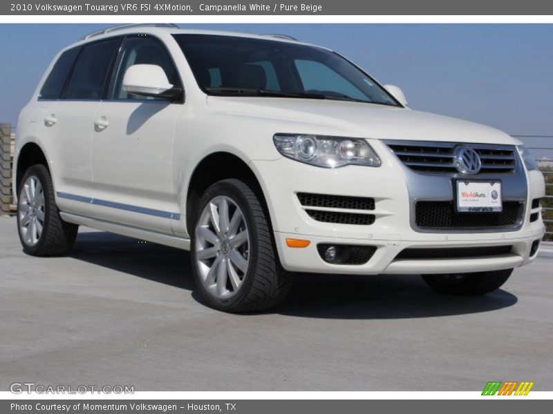 Campanella White / Pure Beige 2010 Volkswagen Touareg VR6 FSI 4XMotion