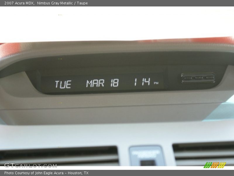 Nimbus Gray Metallic / Taupe 2007 Acura MDX