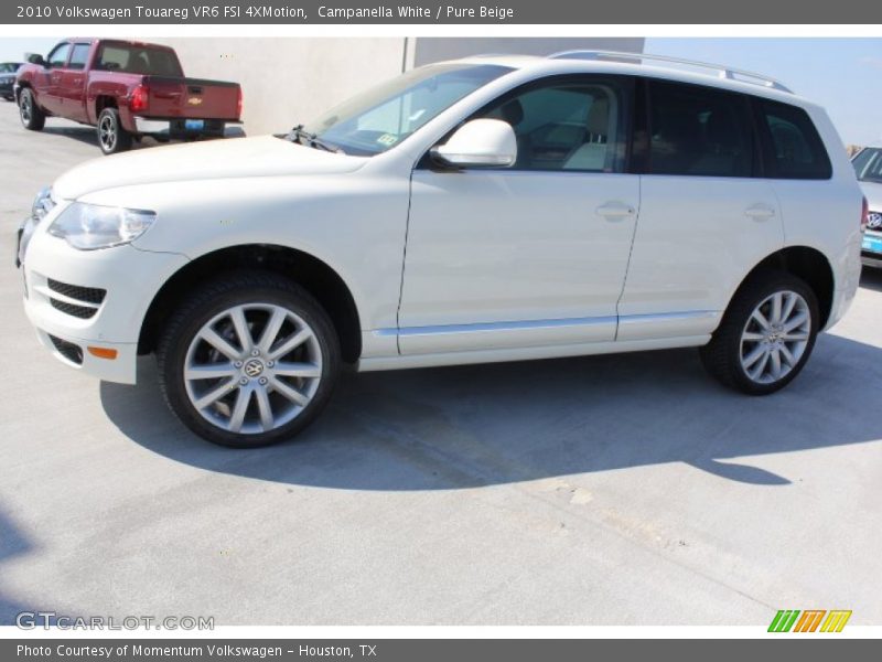 Campanella White / Pure Beige 2010 Volkswagen Touareg VR6 FSI 4XMotion