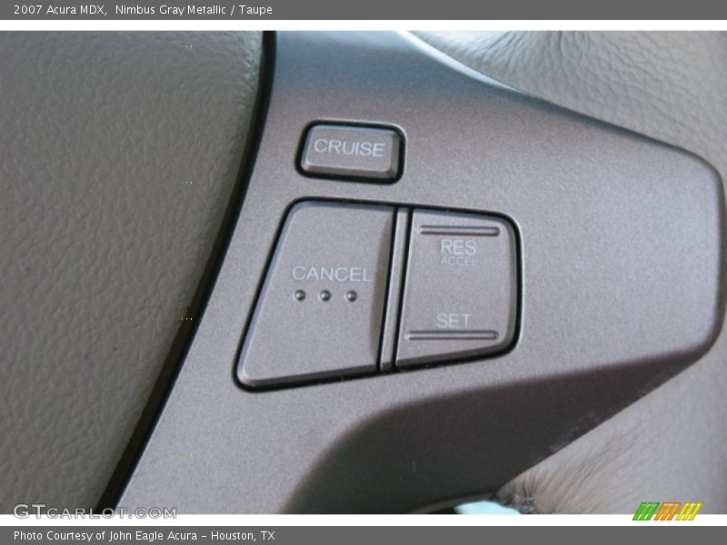 Nimbus Gray Metallic / Taupe 2007 Acura MDX