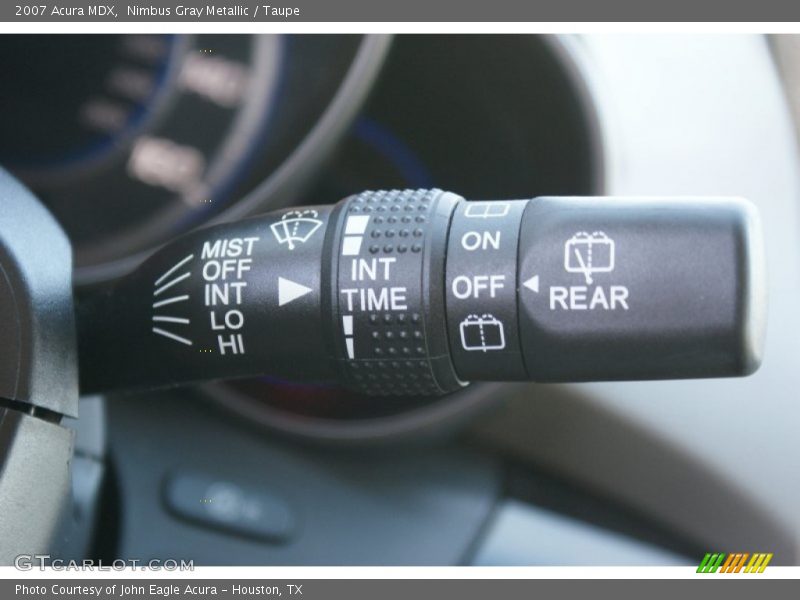 Nimbus Gray Metallic / Taupe 2007 Acura MDX
