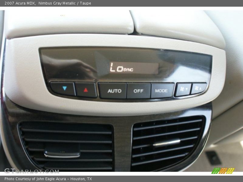 Nimbus Gray Metallic / Taupe 2007 Acura MDX