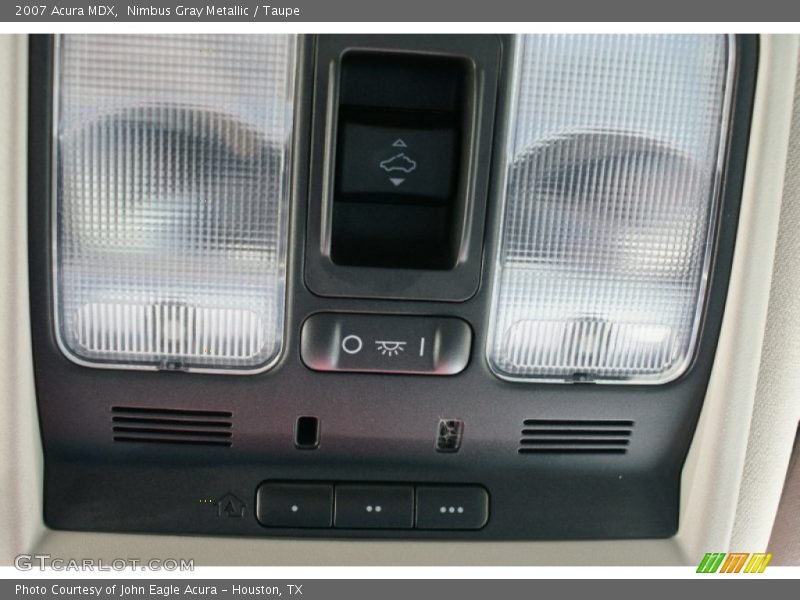 Nimbus Gray Metallic / Taupe 2007 Acura MDX