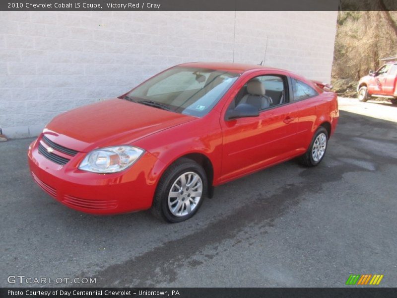 Victory Red / Gray 2010 Chevrolet Cobalt LS Coupe