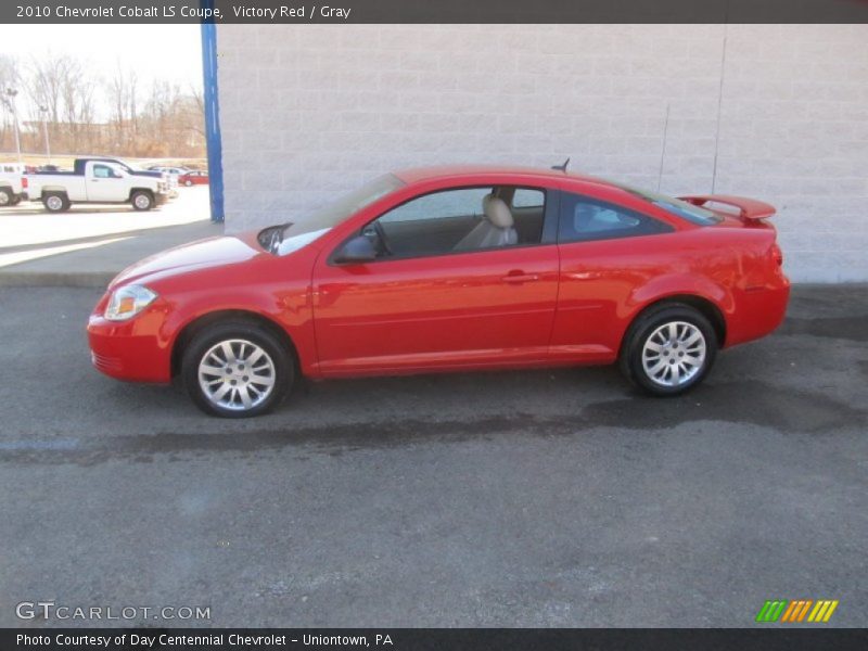 Victory Red / Gray 2010 Chevrolet Cobalt LS Coupe