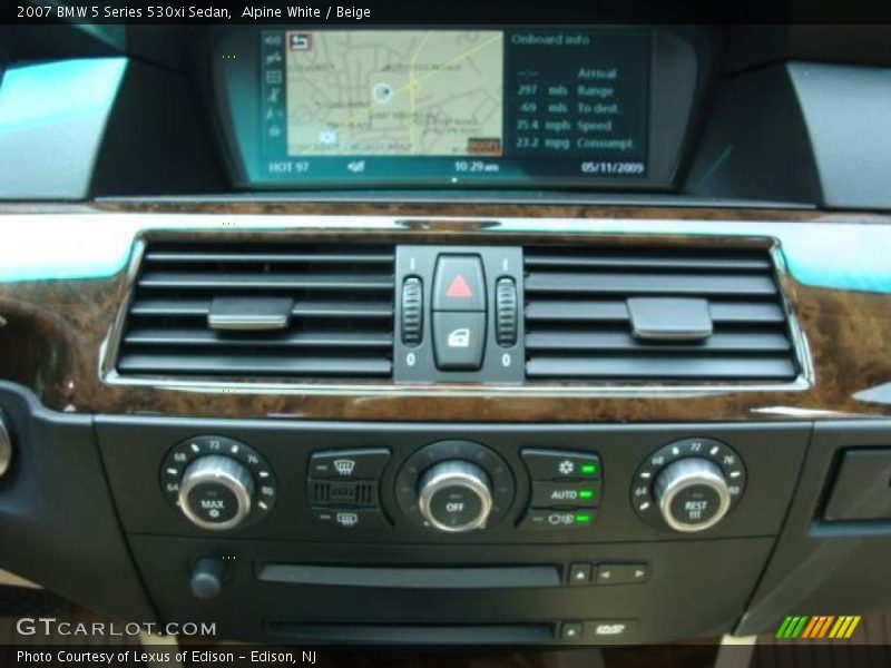 Alpine White / Beige 2007 BMW 5 Series 530xi Sedan