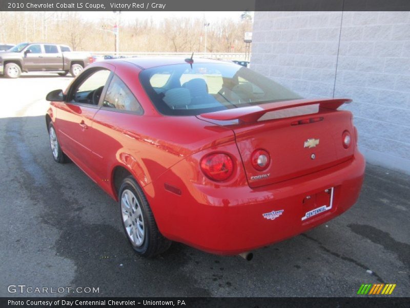 Victory Red / Gray 2010 Chevrolet Cobalt LS Coupe