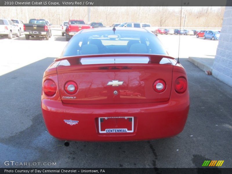 Victory Red / Gray 2010 Chevrolet Cobalt LS Coupe