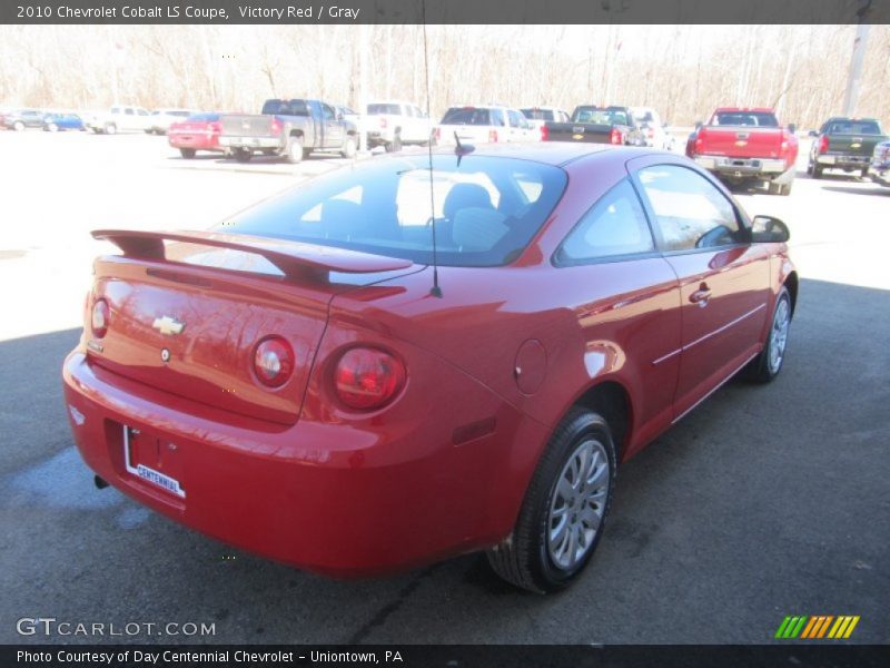 Victory Red / Gray 2010 Chevrolet Cobalt LS Coupe