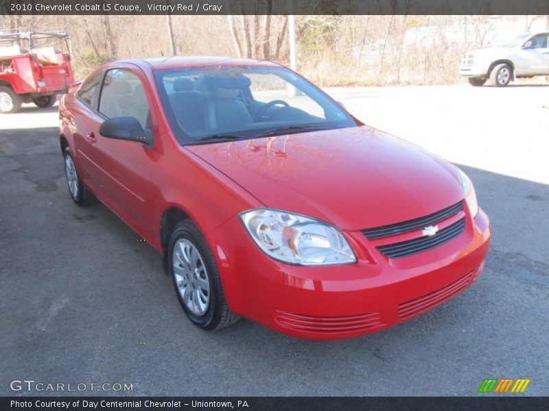 Victory Red / Gray 2010 Chevrolet Cobalt LS Coupe