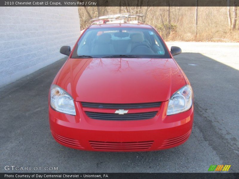 Victory Red / Gray 2010 Chevrolet Cobalt LS Coupe