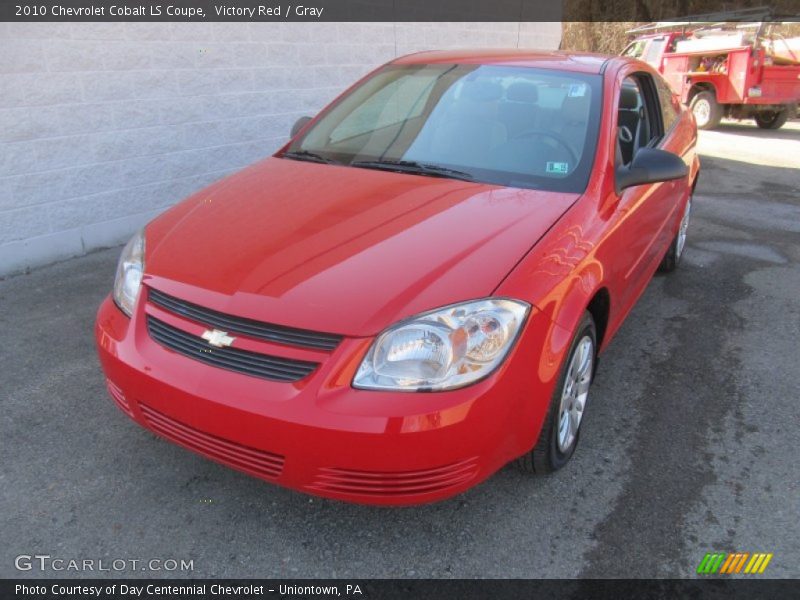 Victory Red / Gray 2010 Chevrolet Cobalt LS Coupe