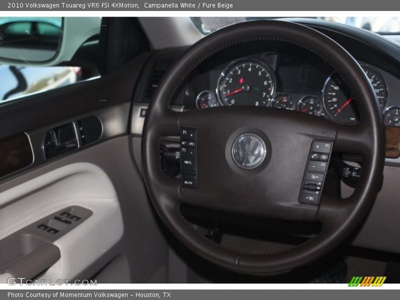 Campanella White / Pure Beige 2010 Volkswagen Touareg VR6 FSI 4XMotion