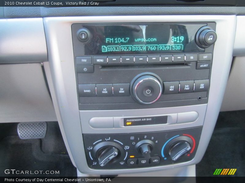 Victory Red / Gray 2010 Chevrolet Cobalt LS Coupe
