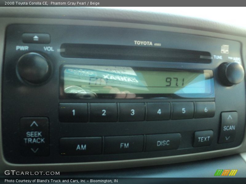 Phantom Gray Pearl / Beige 2008 Toyota Corolla CE