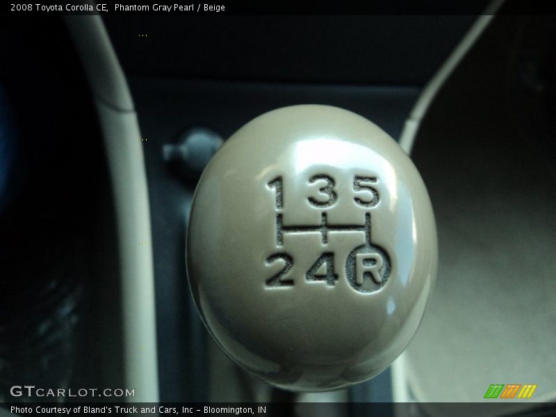 Phantom Gray Pearl / Beige 2008 Toyota Corolla CE
