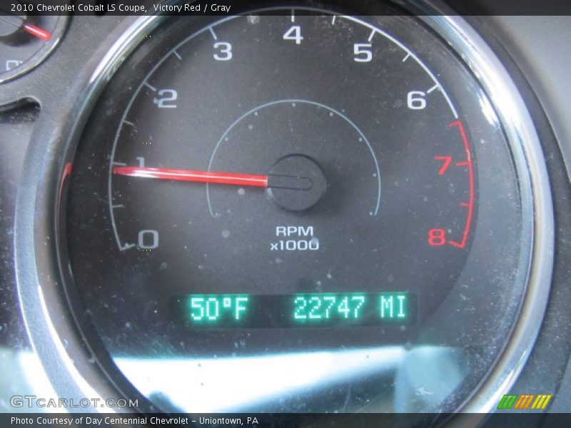 Victory Red / Gray 2010 Chevrolet Cobalt LS Coupe