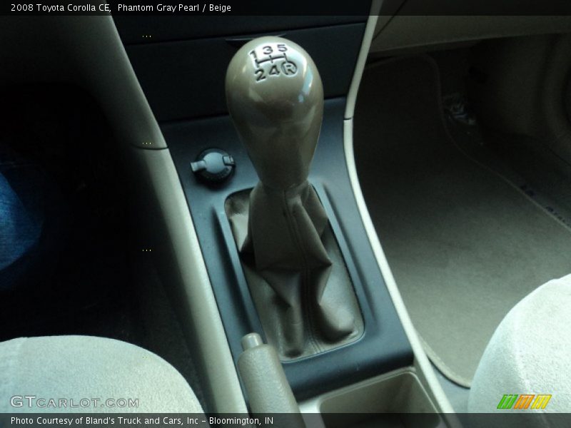 Phantom Gray Pearl / Beige 2008 Toyota Corolla CE