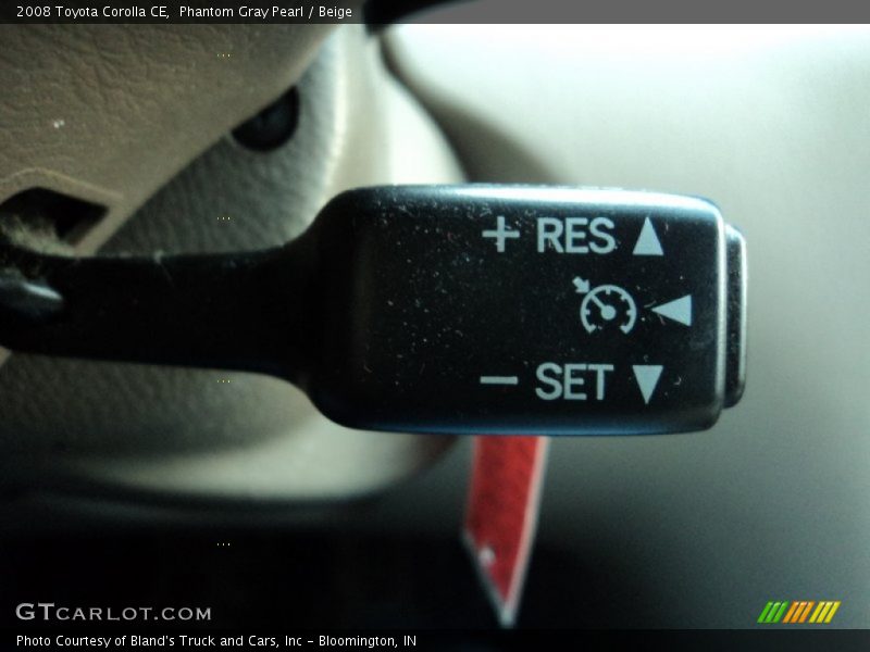Phantom Gray Pearl / Beige 2008 Toyota Corolla CE