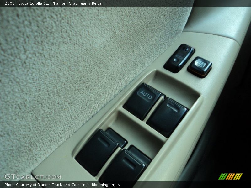 Phantom Gray Pearl / Beige 2008 Toyota Corolla CE