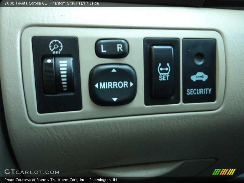 Phantom Gray Pearl / Beige 2008 Toyota Corolla CE