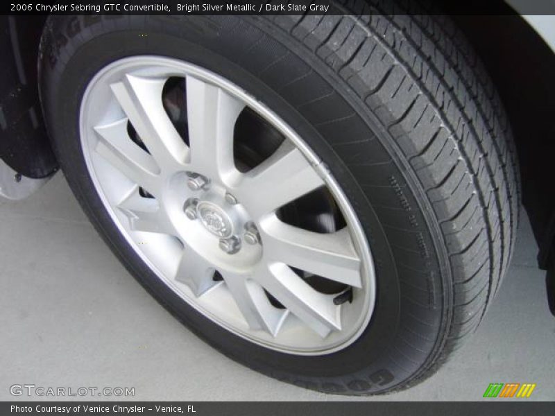 Bright Silver Metallic / Dark Slate Gray 2006 Chrysler Sebring GTC Convertible