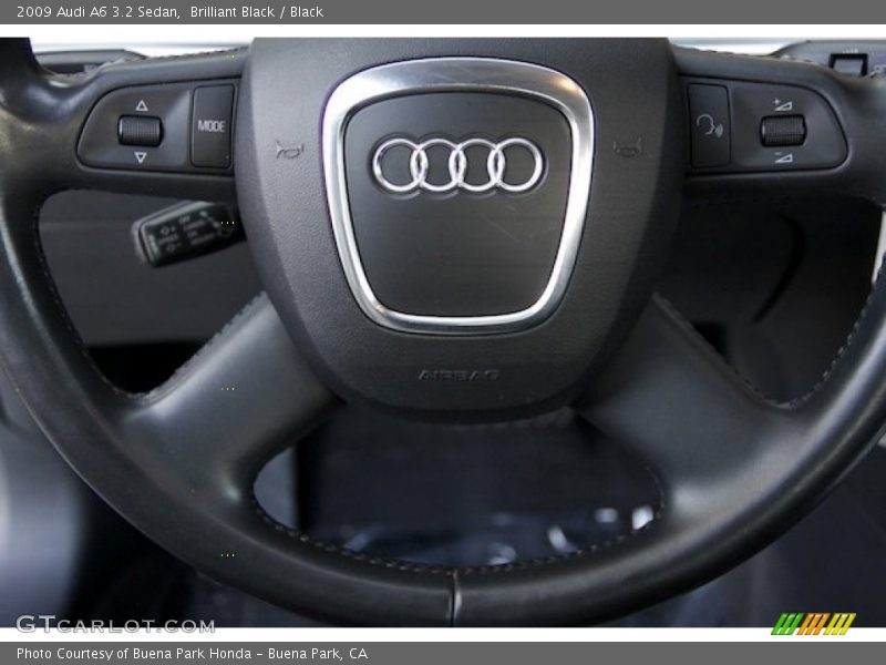 Brilliant Black / Black 2009 Audi A6 3.2 Sedan