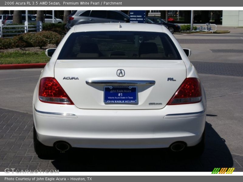 Premium White Pearl / Parchment 2006 Acura RL 3.5 AWD Sedan