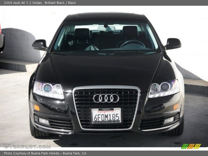 Brilliant Black / Black 2009 Audi A6 3.2 Sedan